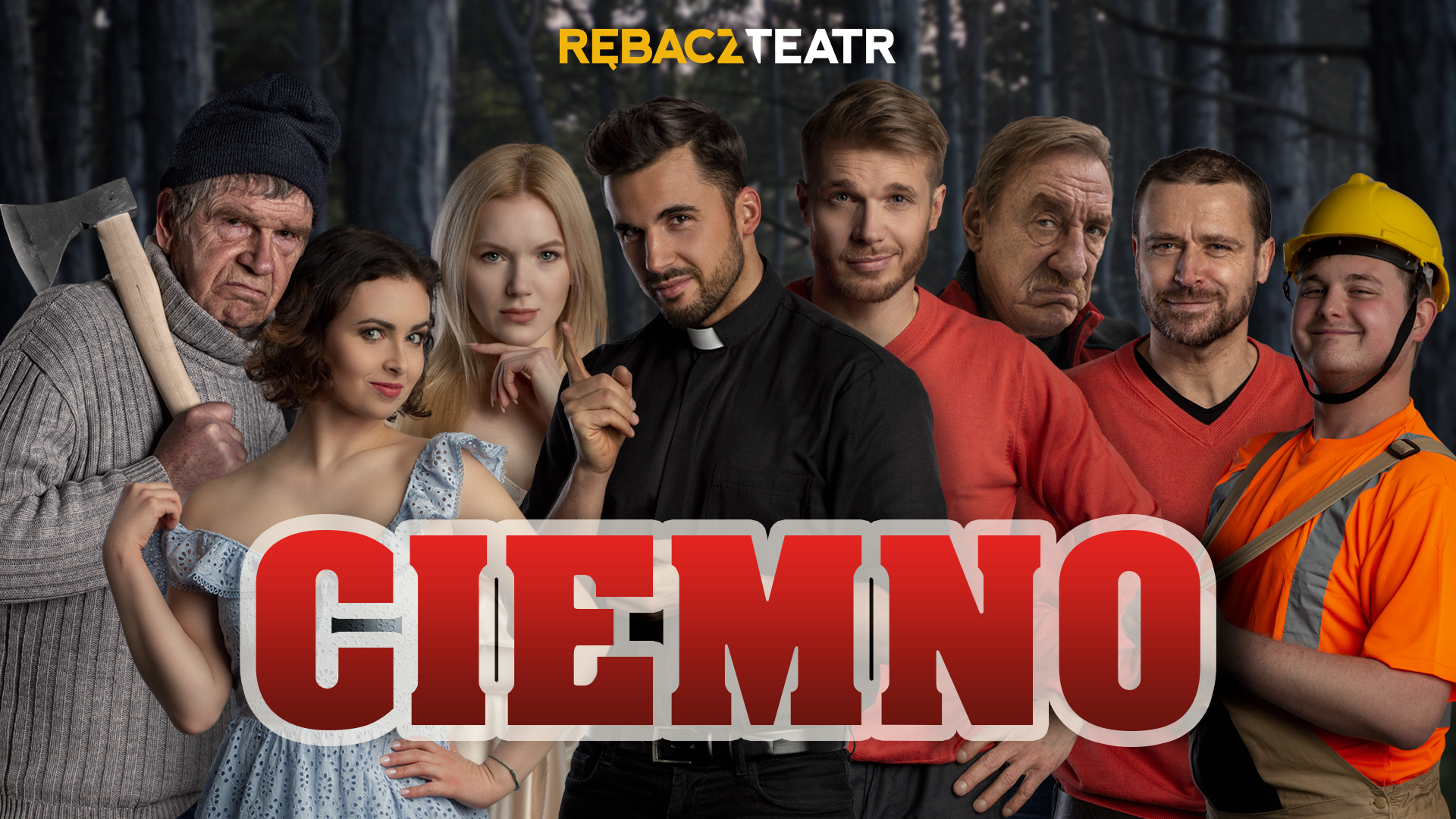 "Ciemno" - komediowy spektakl już 8 października na Scenie Teatralnej Miasta Siedlce