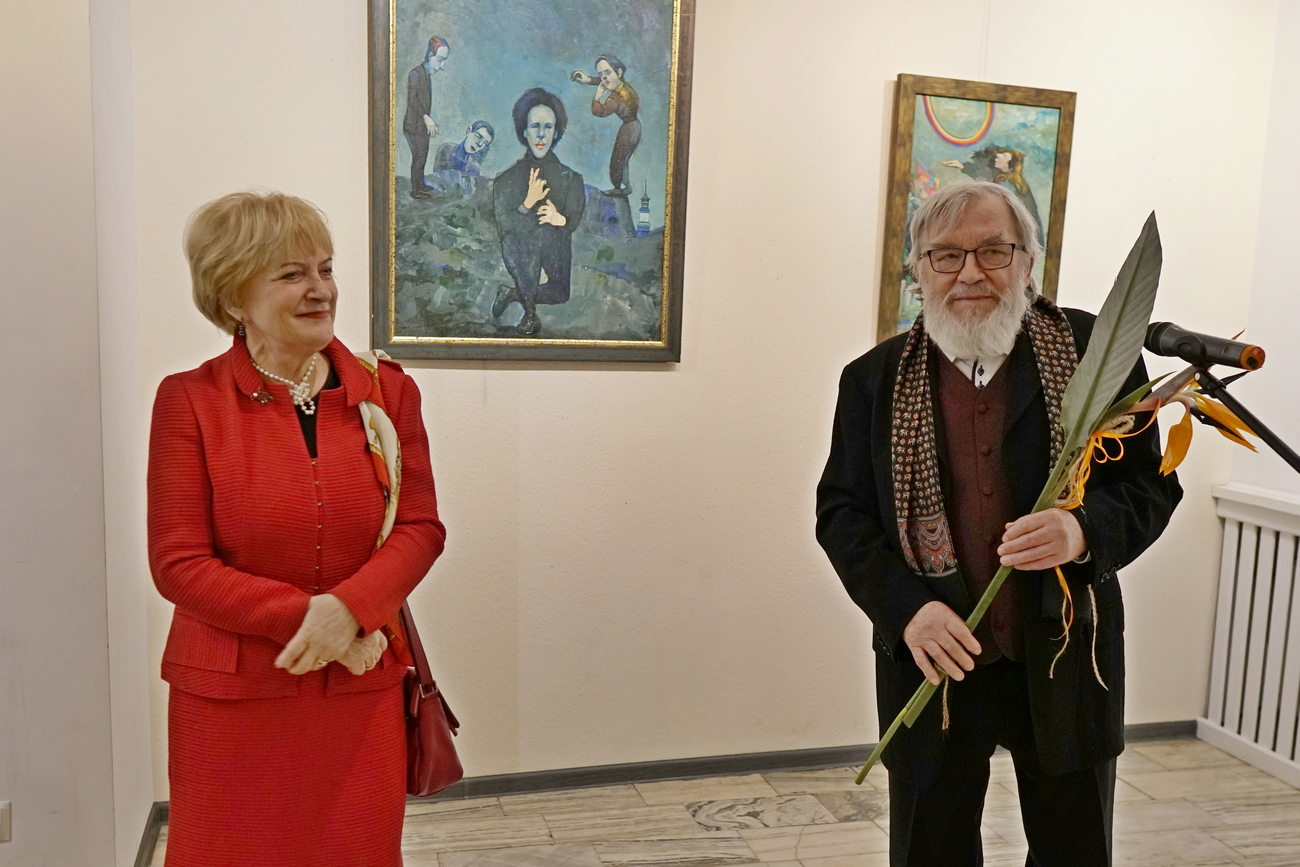 Malarstwo Franciszka Maśluszczaka w Galerii Teatralnej CKiS