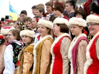 "Czas Poloneza", czyli ZPiT "Chodowiacy" im. A. Siwkiewicz w Święto Konstytucji 3 maja na Placu Zamkowym w Warszawie
