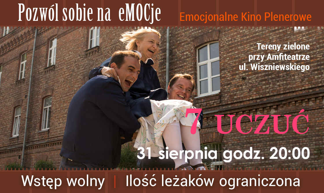 Projekcja filmu "7 uczuć" - eMOCjonalne Kino Plenerowe