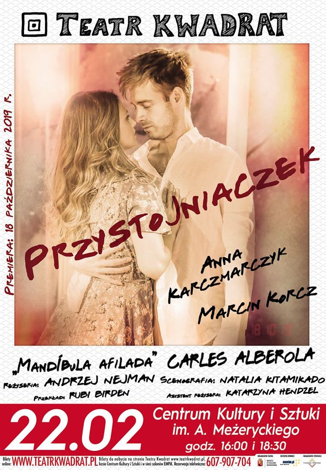 Spektakl "Przystojniaczek" Teatru Kwadrat już 22 lutego na Scenie Teatralnej Miasta Siedlce!