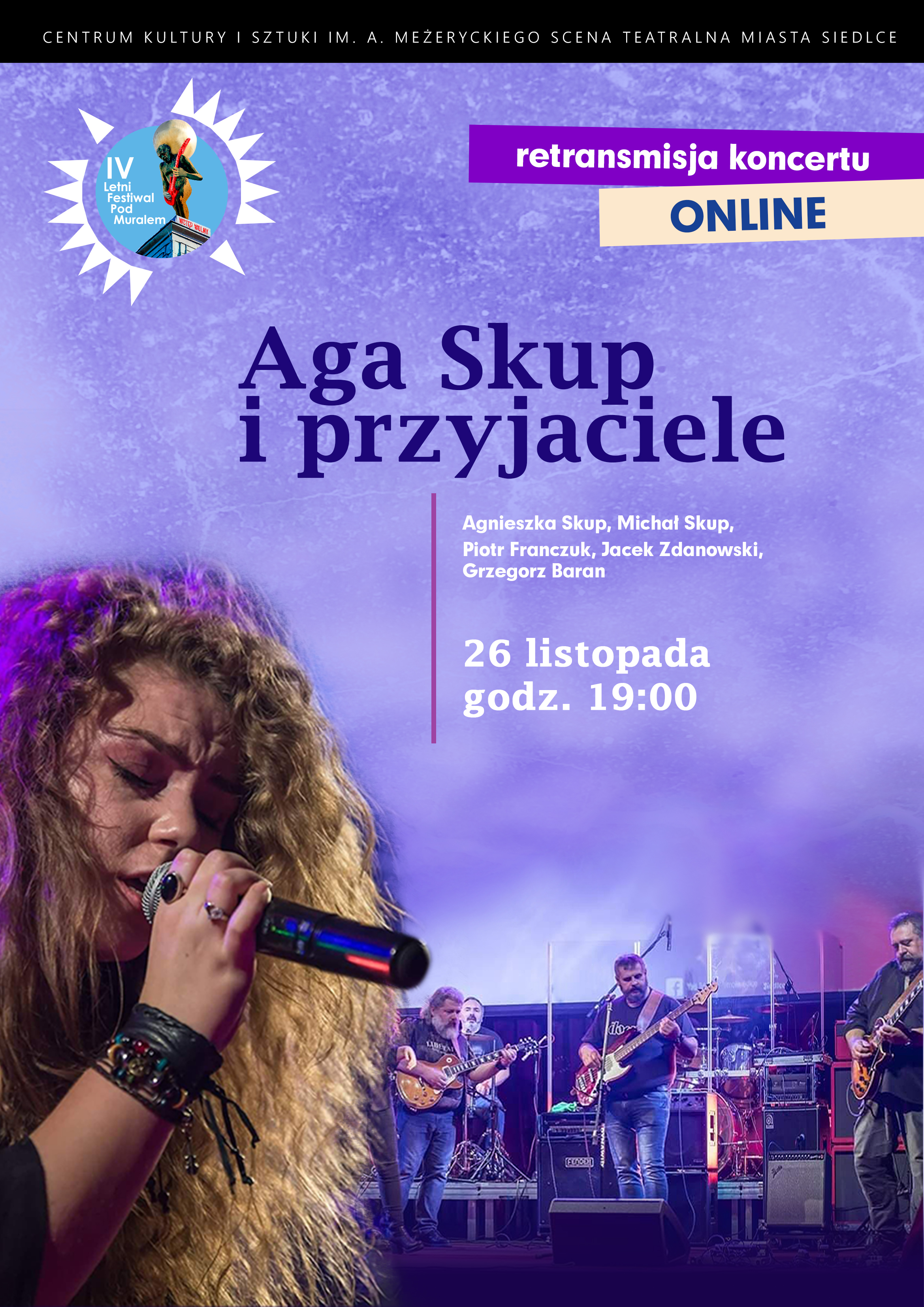 Aga Skup i Przyjaciele - retransmisja koncertu online