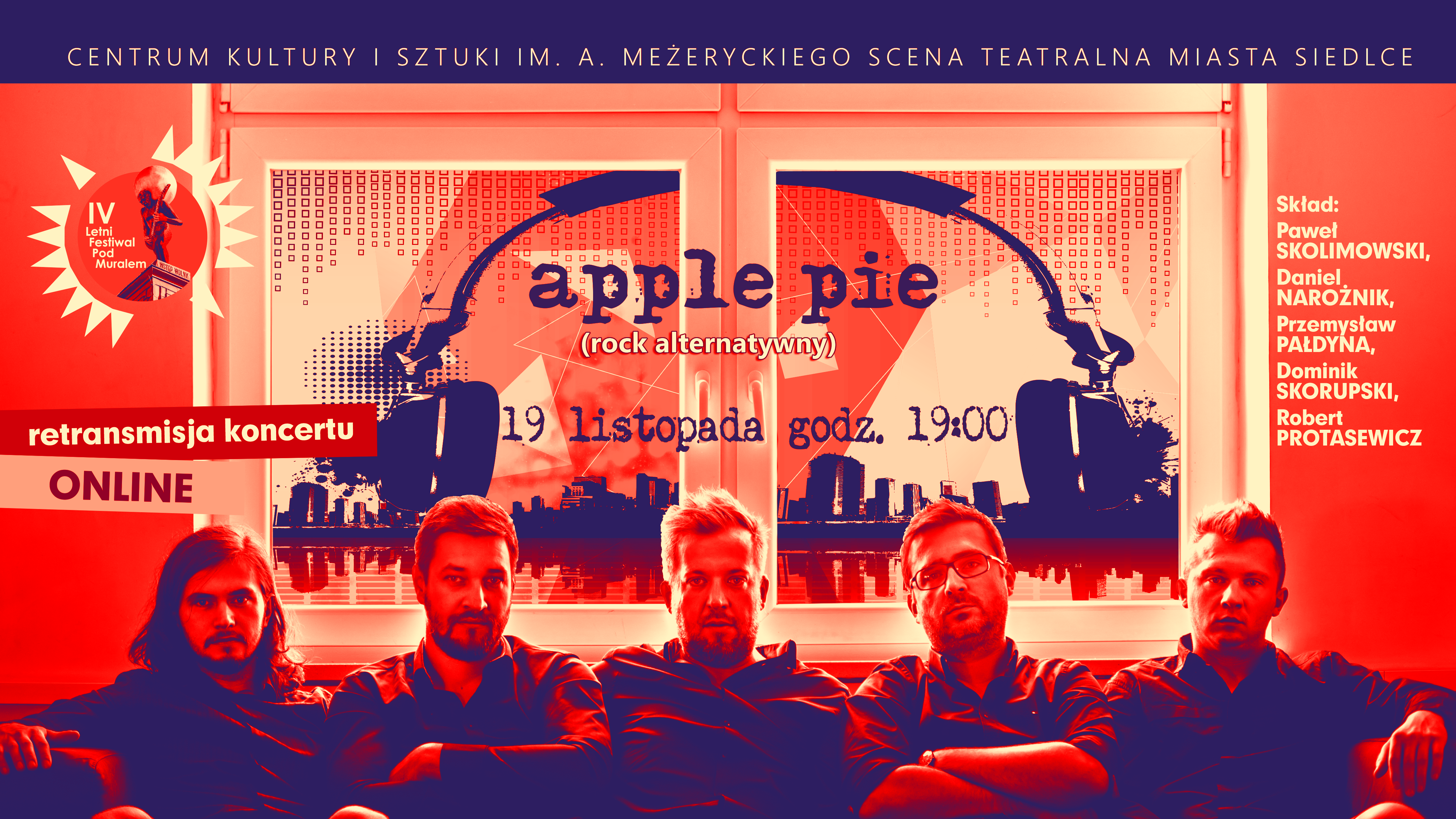 Koncert zespołu "Apple Pie" dostępny online