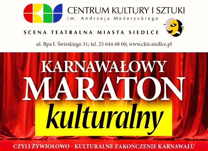 Karnawałowy Maraton Kulturalny - program