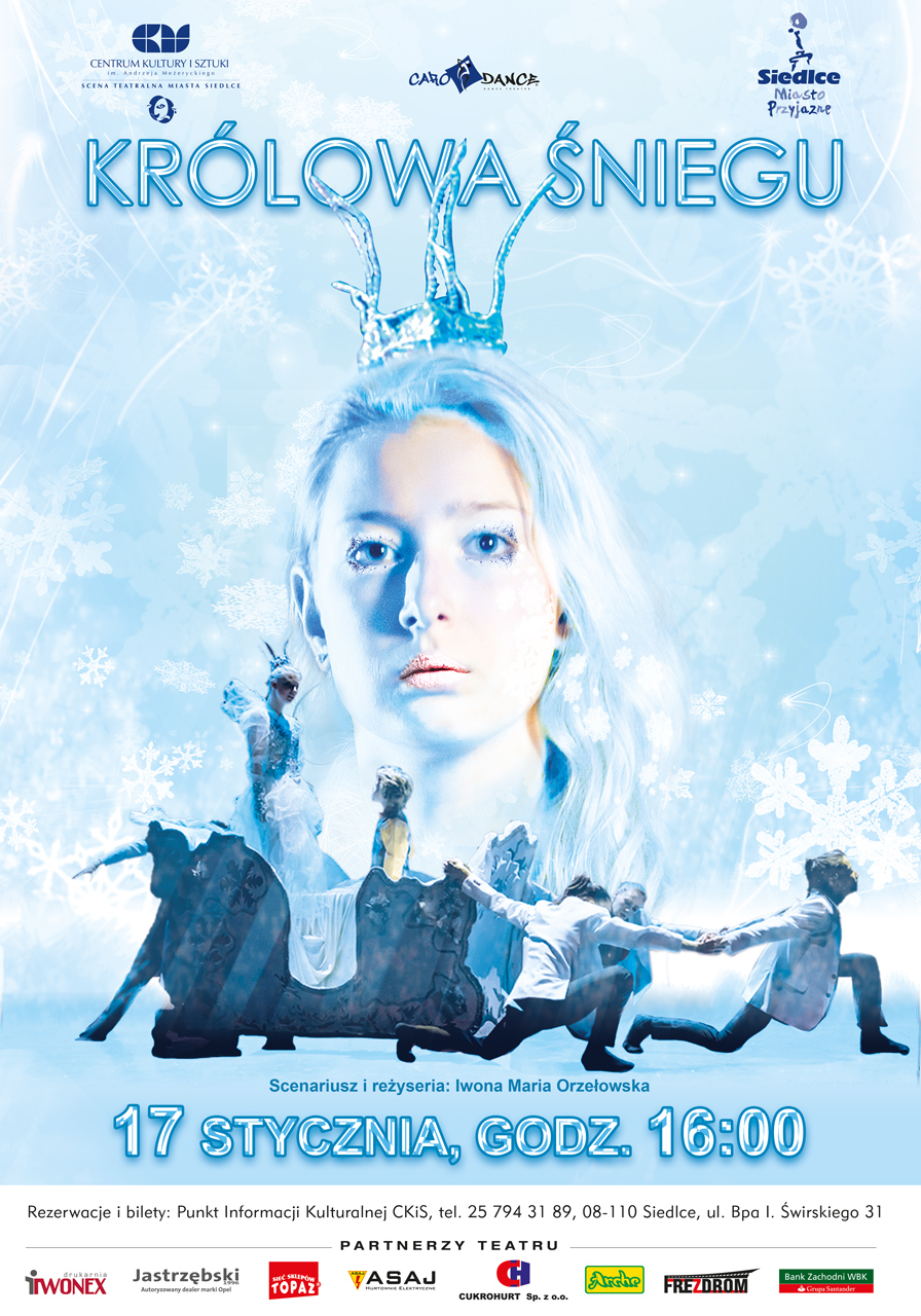 "Królowa Śniegu" już 17 stycznia na deskach Sceny Teatralnej Miasta Siedlce