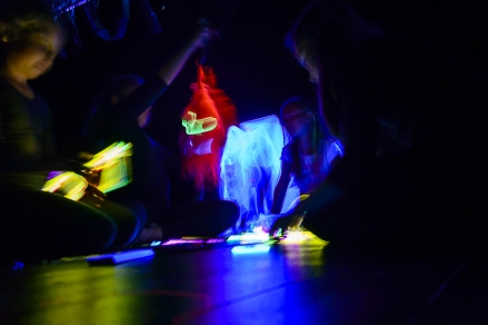 Zajęcia w technice teatru czarnego z Ulą Gotowicką