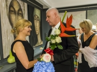 Wernisaż prac malarskich Izy Staręgi w Galerii Teatralnej