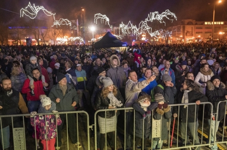 Sylwester na placu gen. Sikorskiego