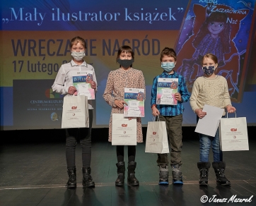 Wręczenie nagród w konkursie "Mały ilustrator książek"