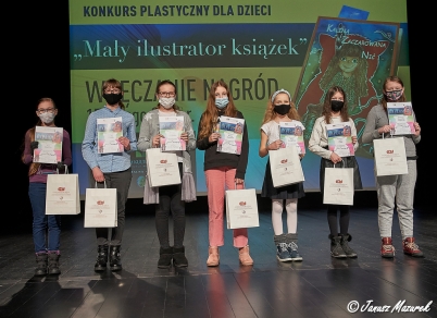 Wręczenie nagród w konkursie "Mały ilustrator książek"