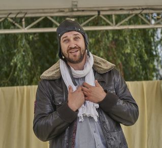 Spektakl "Mały Książe " w ramach Teatralnych Spotkań pod muralem