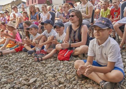 Spektakl "Mały Książe " w ramach Teatralnych Spotkań pod muralem