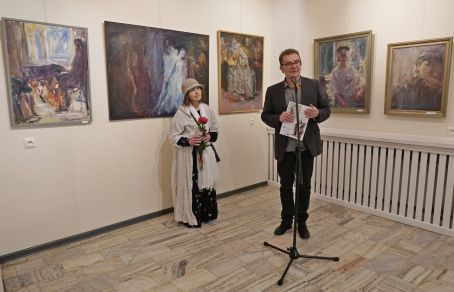 "Między malarstwem a teatrem" - Malarstwo Jadwigi Marii Jarosiewicz w Galerii Teatralnej CKiS
