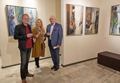 "Między malarstwem a teatrem" - Malarstwo Jadwigi Marii Jarosiewicz w Galerii Teatralnej CKiS