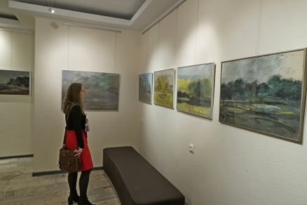 Wernisaż wystawy Iwony Wyszatyckiej "Pejzaż w pastelach" 