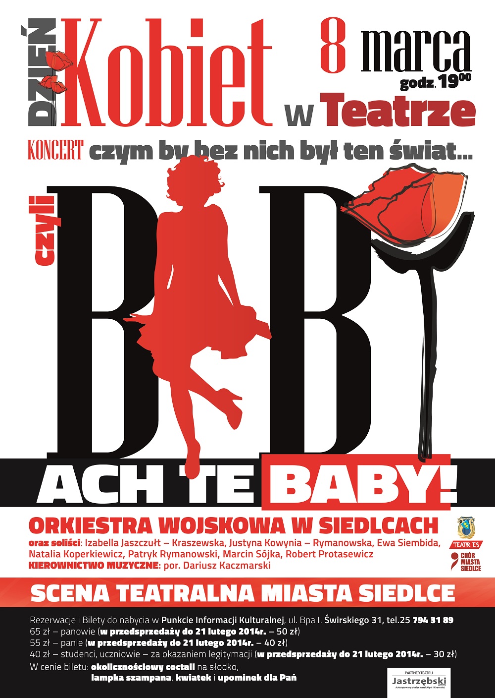 Niezwykłe zainteresowanie widowiskiem z okazji Dnia Kobiet. Bilety na koncert "Baby, ach te Baby" w dniu 8 i 9 marca wyprzedane!