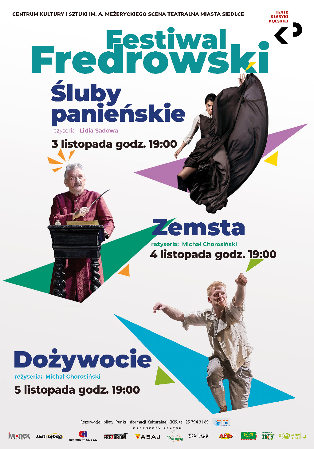 Festiwal Fredrowski od 3 listopada na Scenie Teatralnej Miasta Siedlce