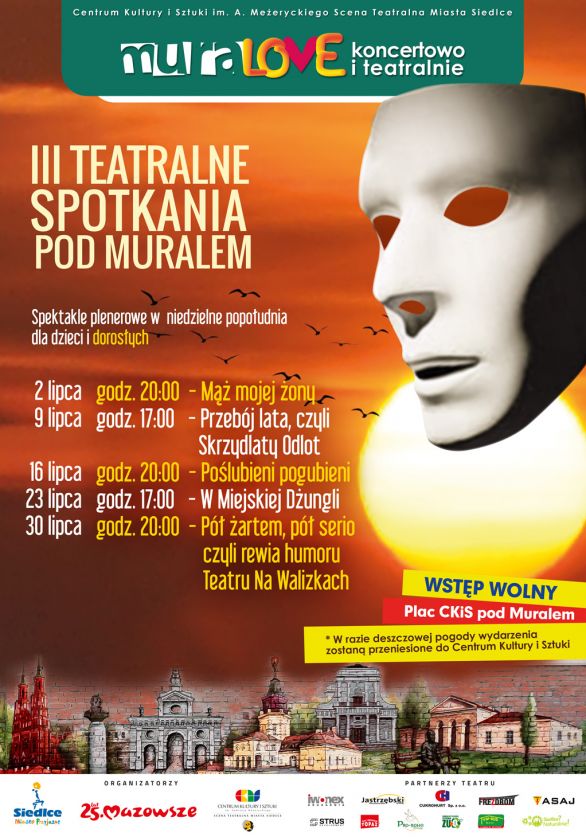 Pół żartem, pół serio czyli rewia humoru Teatru na Walizkach - III Teatralne Spotkania pod Muralem
