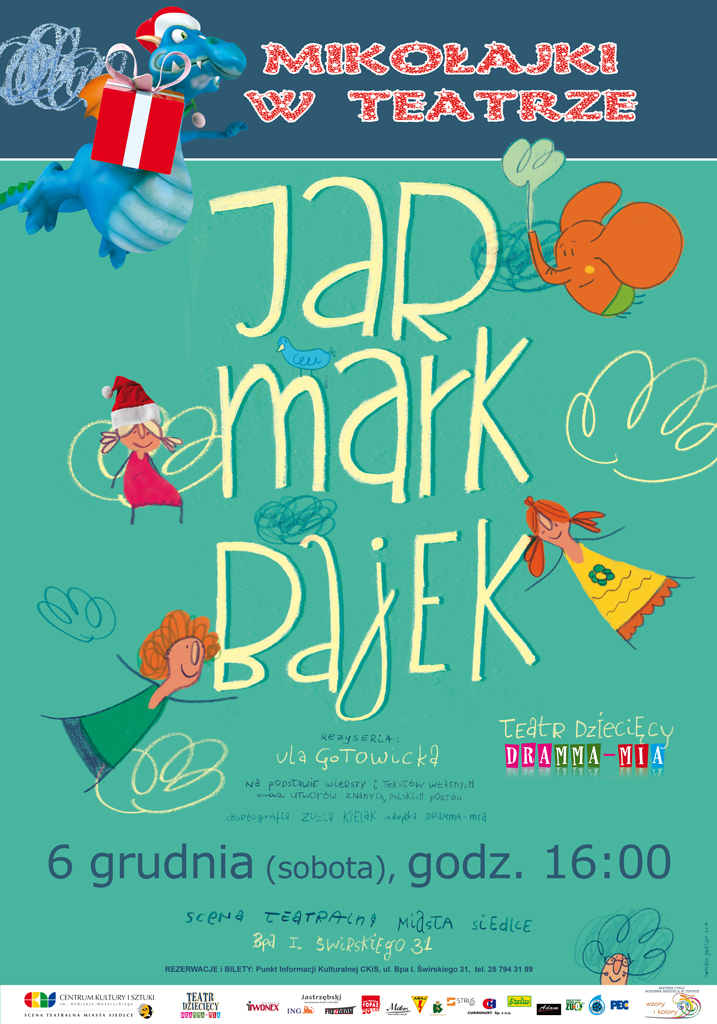 Mikołajkowy spektakl "Jarmark bajek" już 6 grudnia na Scenie Teatralnej Miasta Siedlce