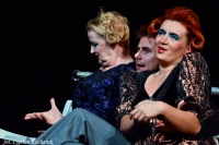 Spektakl "Iwona Księżniczka Burgunda" w wykonaniu aktorów Studia Teatralnego im. J. Woszczerowicza