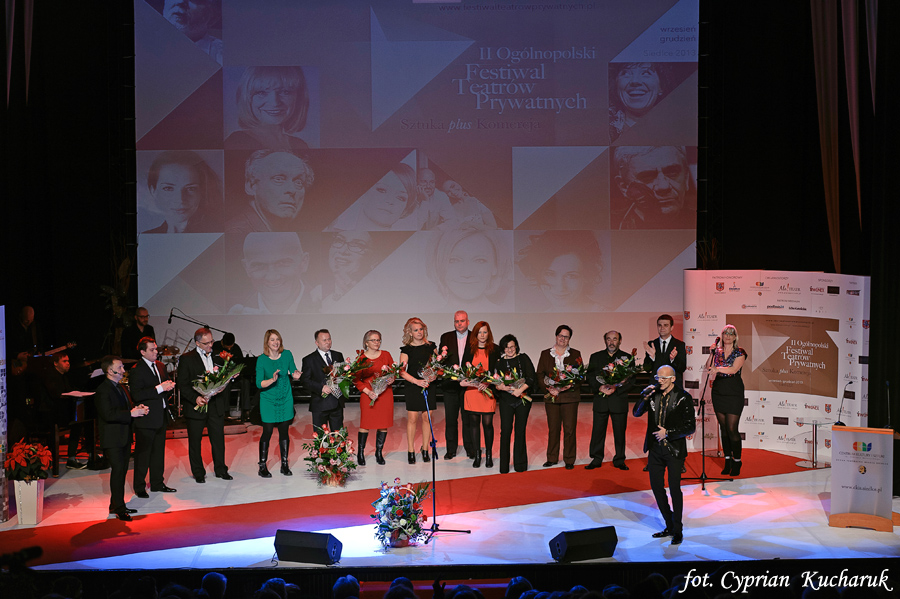 Gala zakończenia II Ogólnopolskiego Festiwalu Teatrów Prywatnych "Sztuka plus Komercja"
