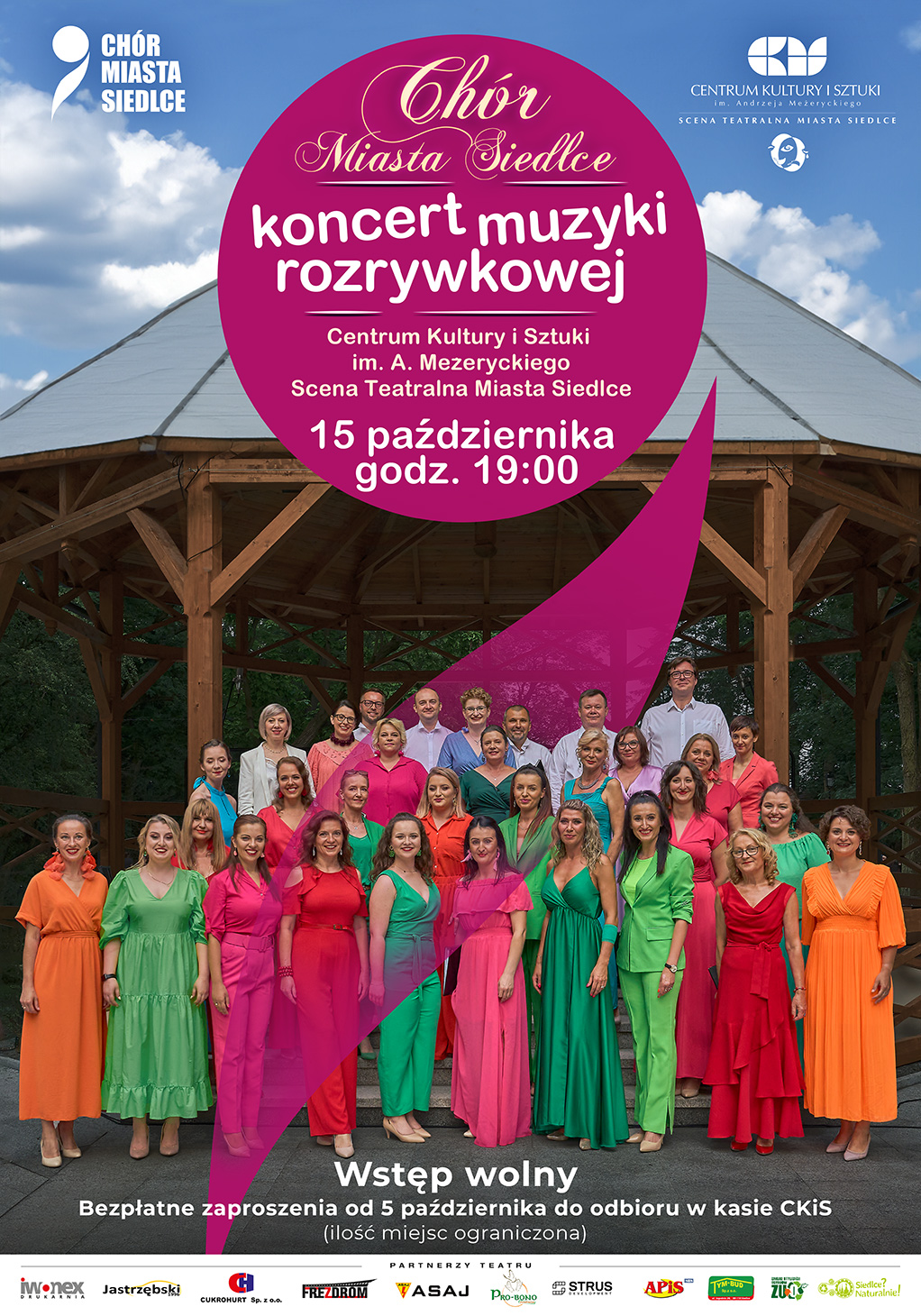 Koncert muzyki rozrywkowej w wykonaniu Chóru Miasta Siedlce