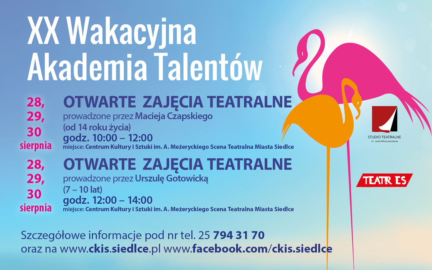 Zajęcia teatralne w ramach Wakacyjnej Akademii Talentów