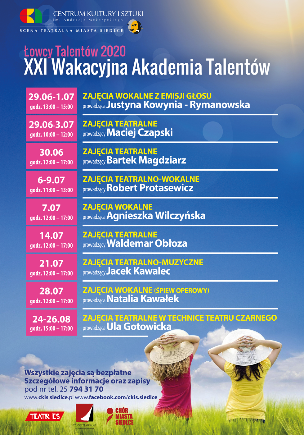 Zapraszamy na Wakacyjną Akademię Talentów!