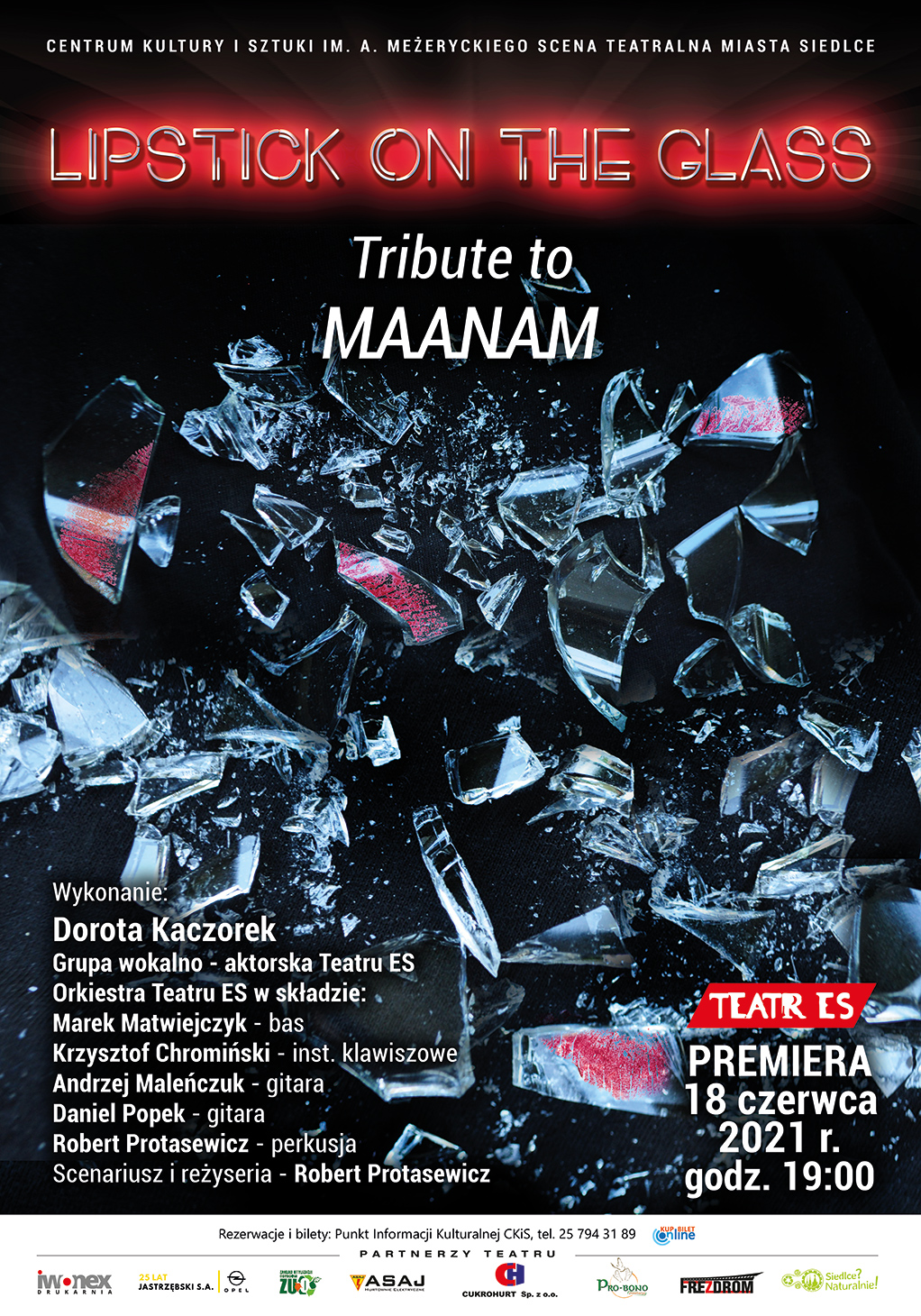 Premiera widowiska "Lipstick on the glass - Tribute to Maanam" już 18 czerwca!
