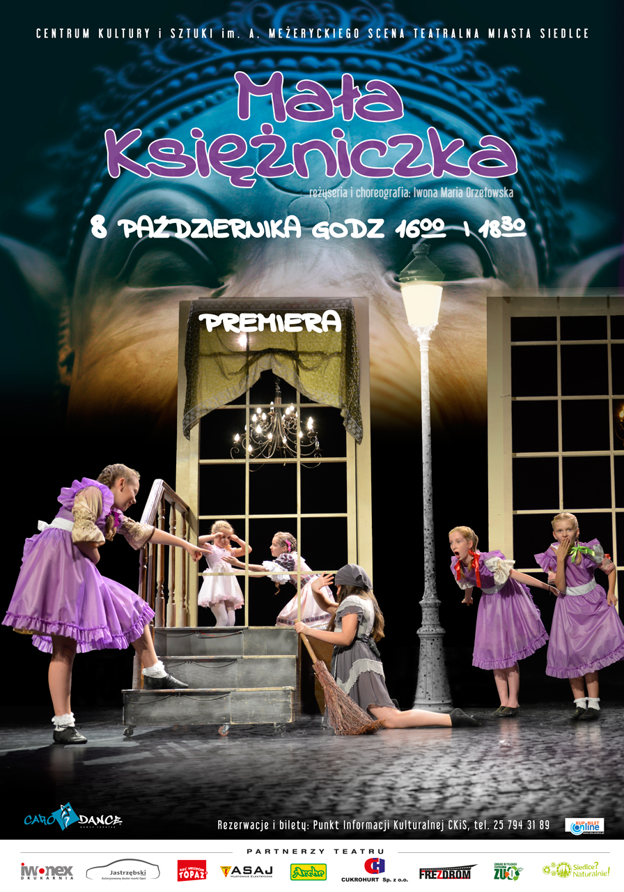 Premiera spektaklu "Mała Księżniczka" Teatru Tańca Caro już 8 października na Scenie Teatralnej Miasta Siedlce