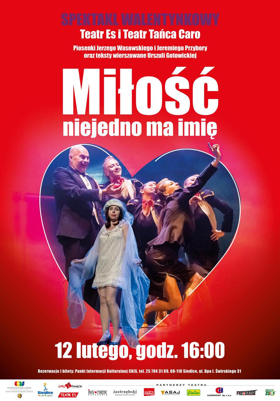 "Miłość niejedno ma imię" już w najbliższą niedzielę na Scenie Teatralnej Miasta Siedlce