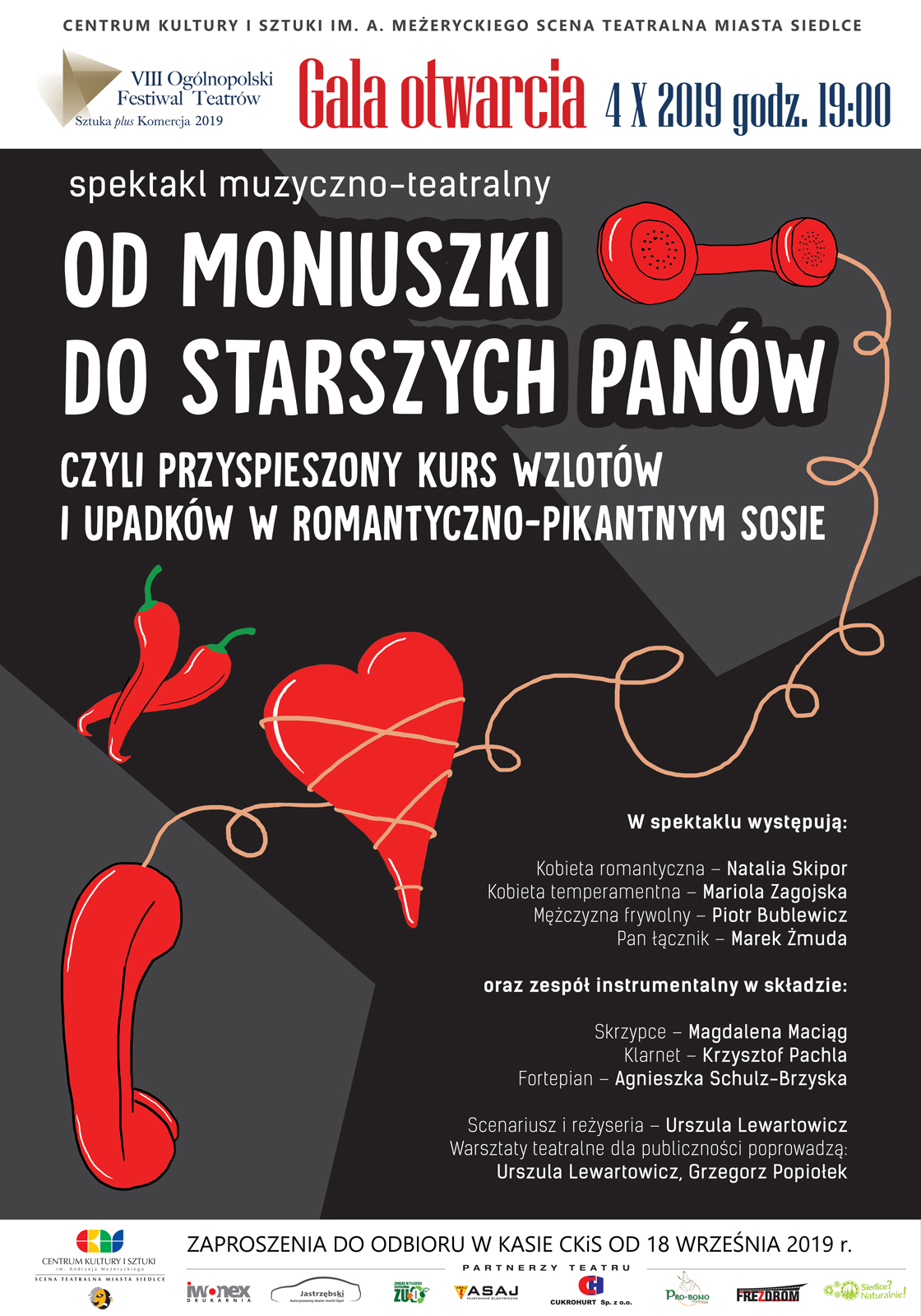 W październiku rusza VIII Ogólnopolski Festiwal Teatrów "Sztuka plus Komercja"