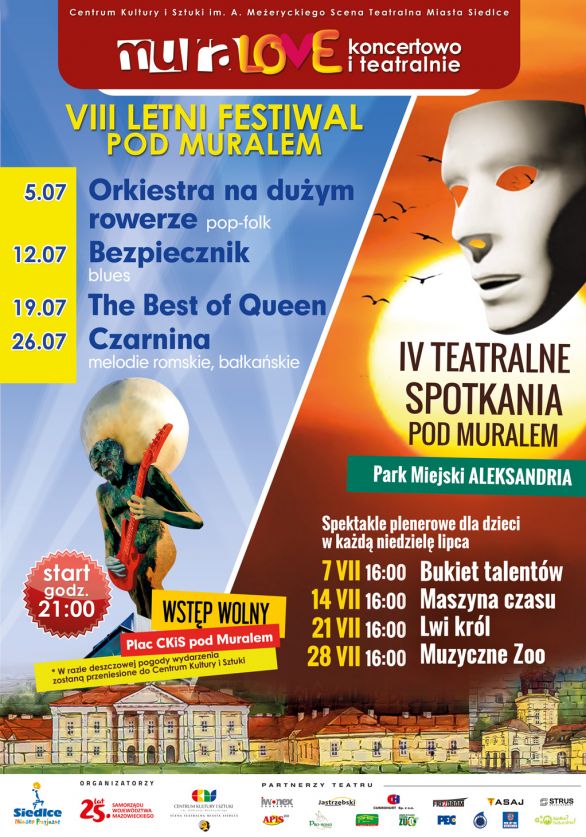 VIII Letni Festiwal pod muralem - Orkiestra na dużym rowerze