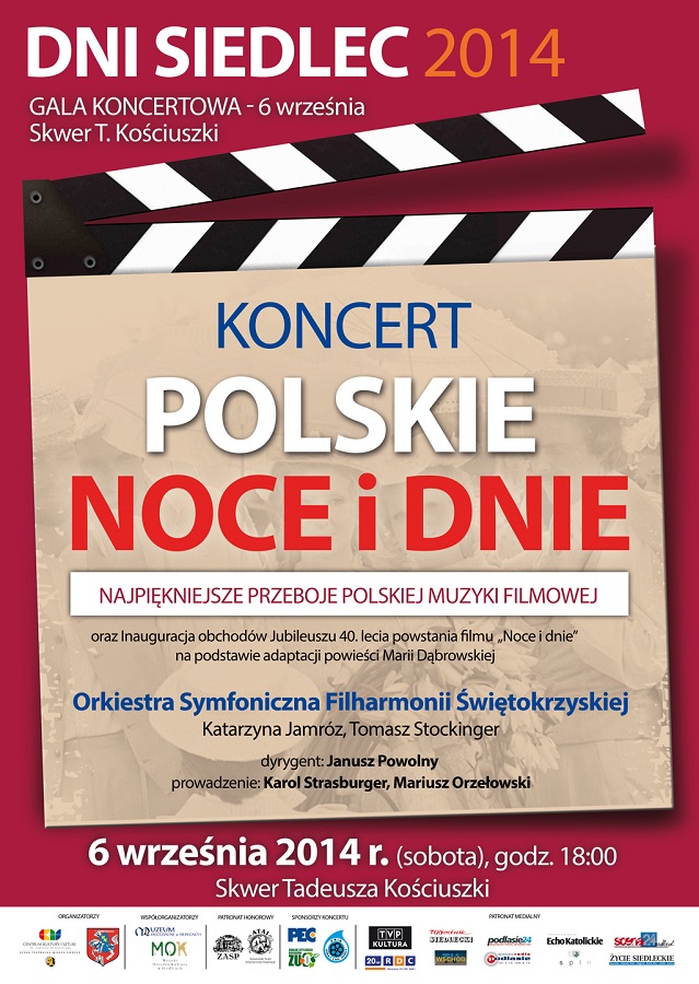 Najpiękniejsze przeboje polskiej muzyki filmowej w koncercie "Polskie noce i dnie"