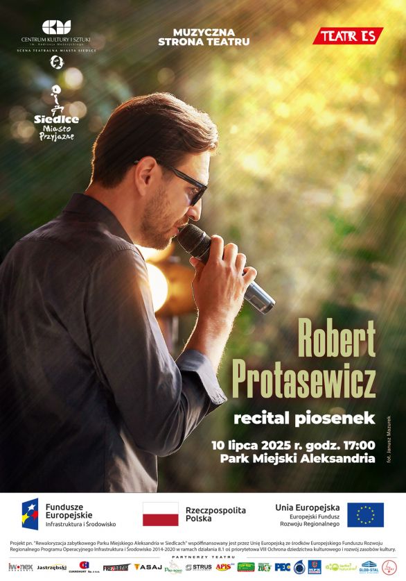 Recital Roberta Protasewicza w Parku Miejskim Aleksandria