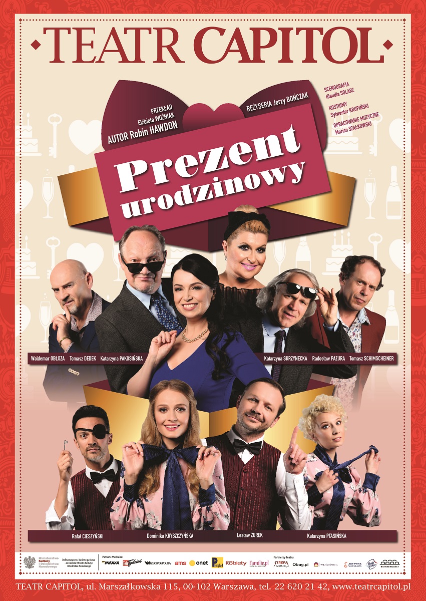 W najbliższą niedzielę, 4 grudnia o godz. 16:00 i 19:00 na Scenie Teatralnej Miasta Siedlce wystawiony zostanie spektakl pt. „Prezent urodzinowy”. Będzie to już 9. przedstawienie w ramach X Ogólnopolskiego Festiwalu "Sztuka plus Komercja".