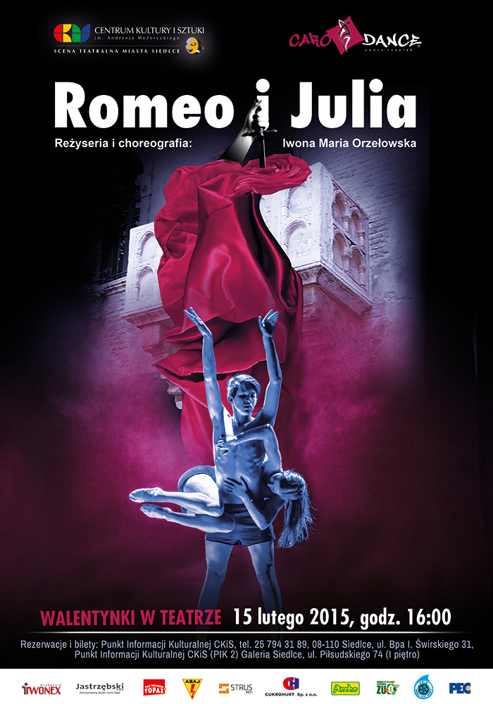 Spektakl "Romeo i Julia" już 15 lutego na deskach Sceny Teatralnej Miasta Siedlce!