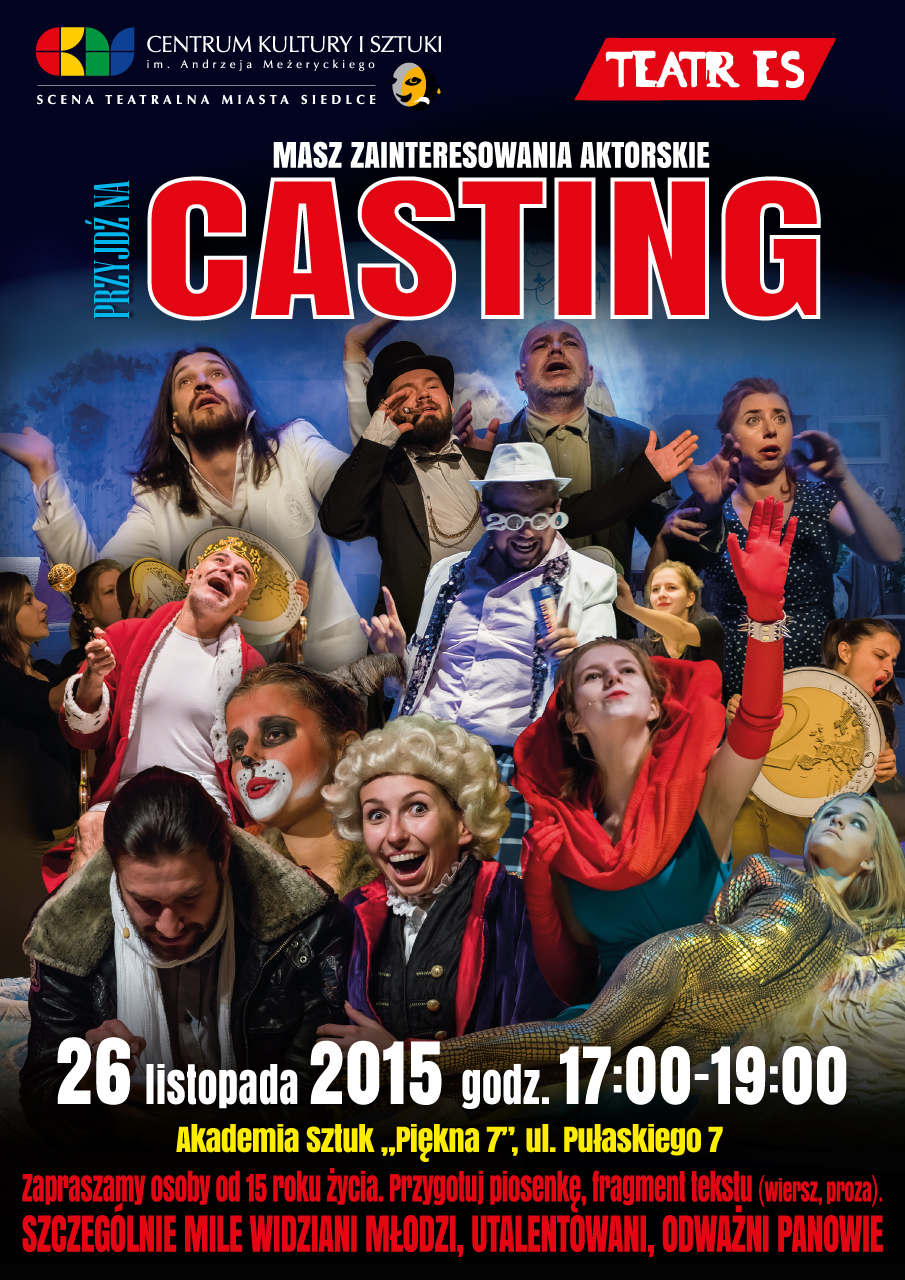 Teatr Es zaprasza na casting!