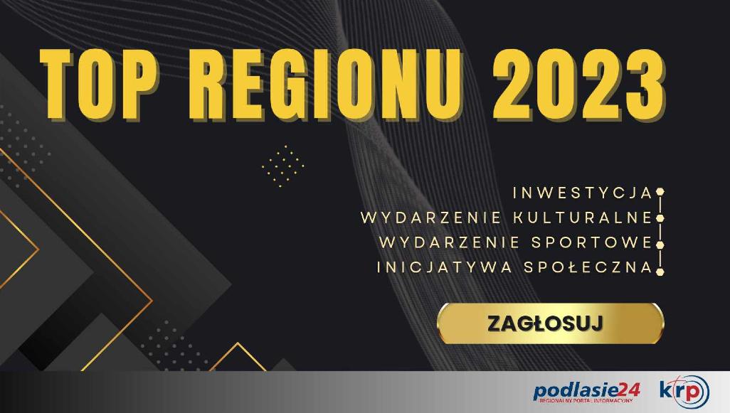 Koncert Muzyki Rozrywkowej w wykonaniu Chóru Miasta Siedlce i premierowy spektakl "Bestia" Teatru ES w plebiscycie TOP REGIONU 2023 w kategorii Kulturalne Wydarzenie Roku organizowanego przez Katolickie Radio Podlasie i portal Podlasie24.pl! 