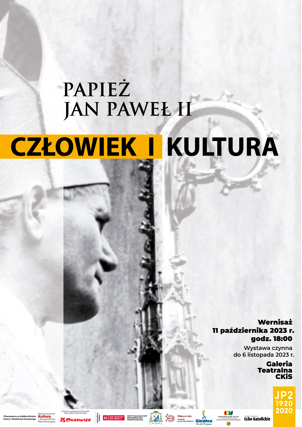 Wernisaż wystawy „JAN PAWEŁ II. CZŁOWIEK I KULTURA” w Galerii Teatralnej