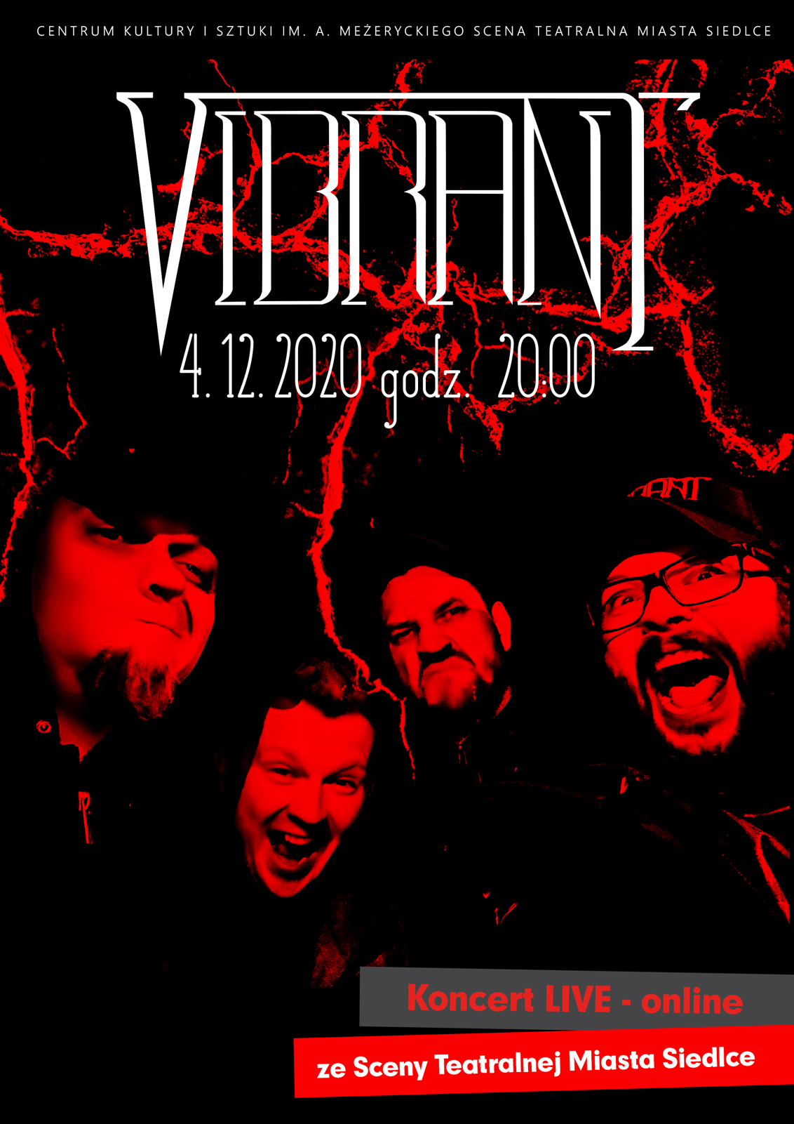 Koncert LIVE zespołu VIBRANT już 4 grudnia!
