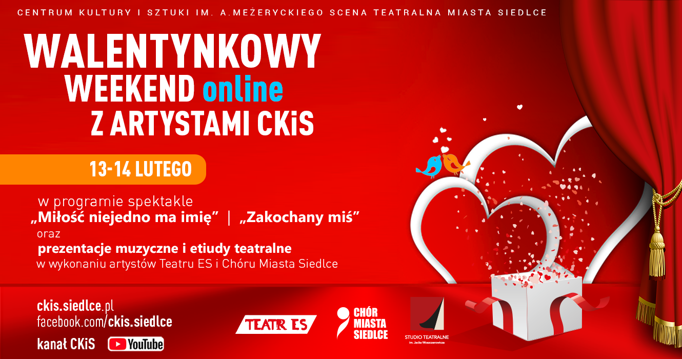 Walentynkowy weekend online z artystami CKiS