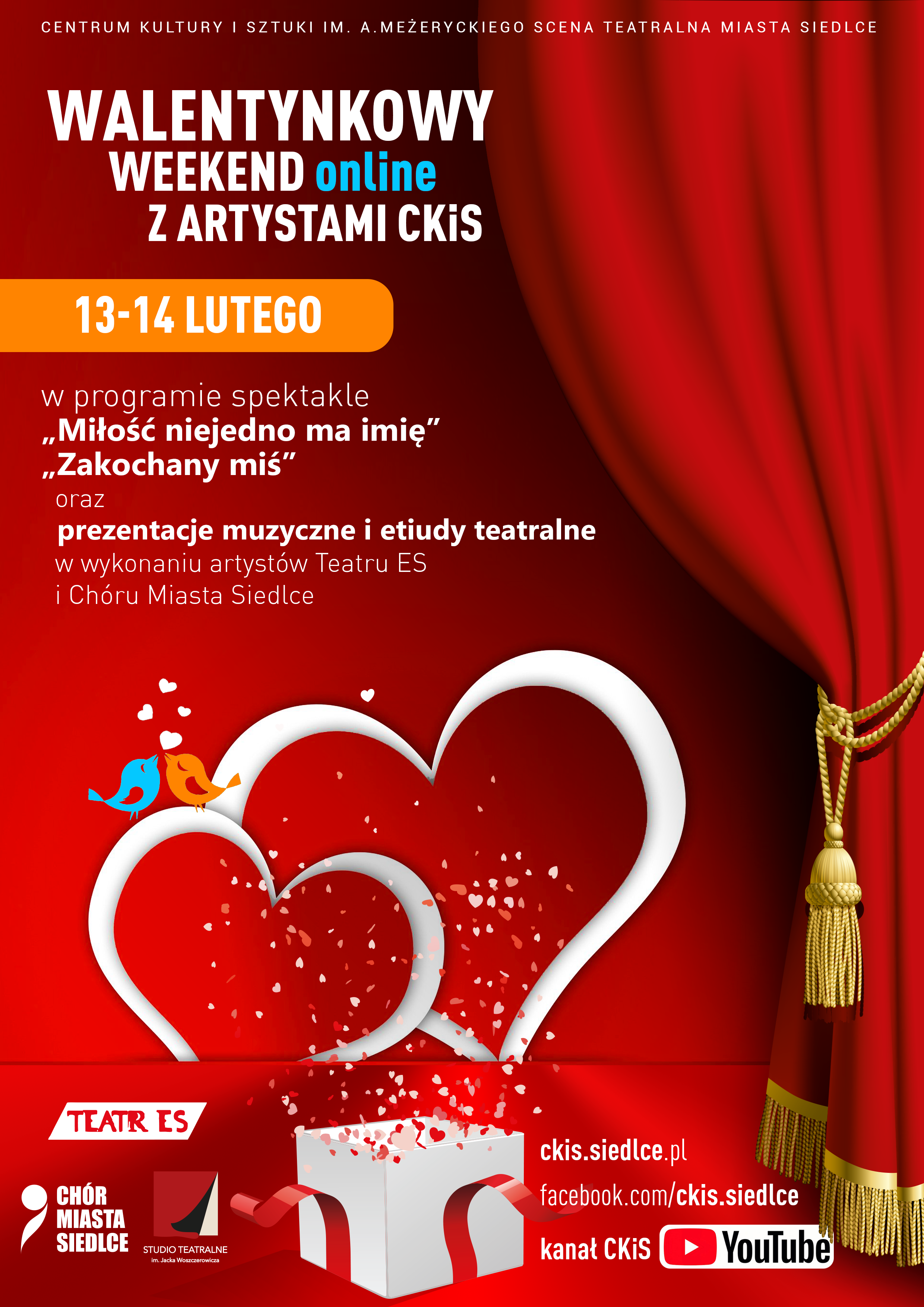 Walentynkowy weekend online z artystami CKiS!