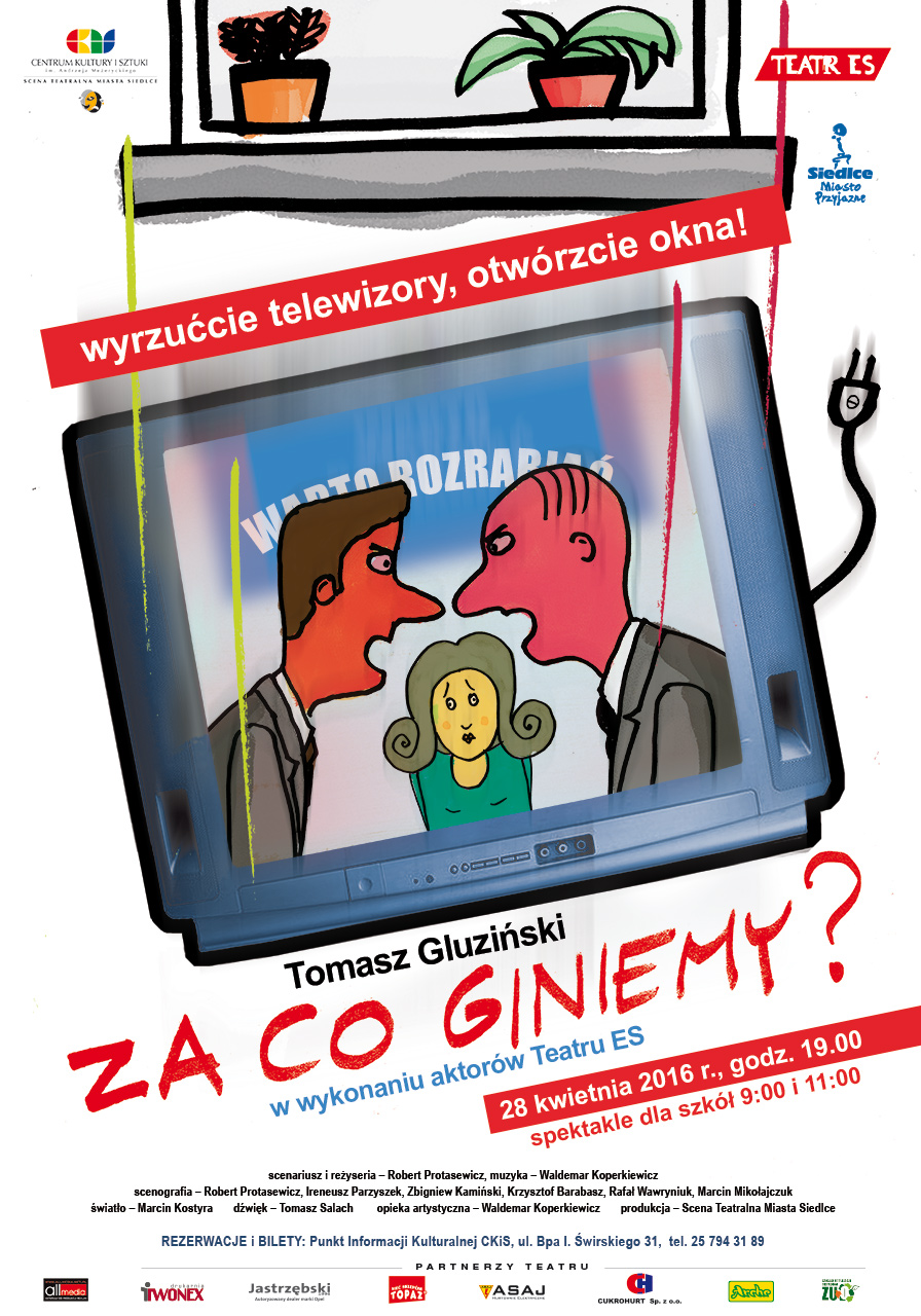 Spektakl Teatru Es "Za co giniemy?" już 28 kwietnia na deskach Sceny Teatralnej Miasta Siedlce